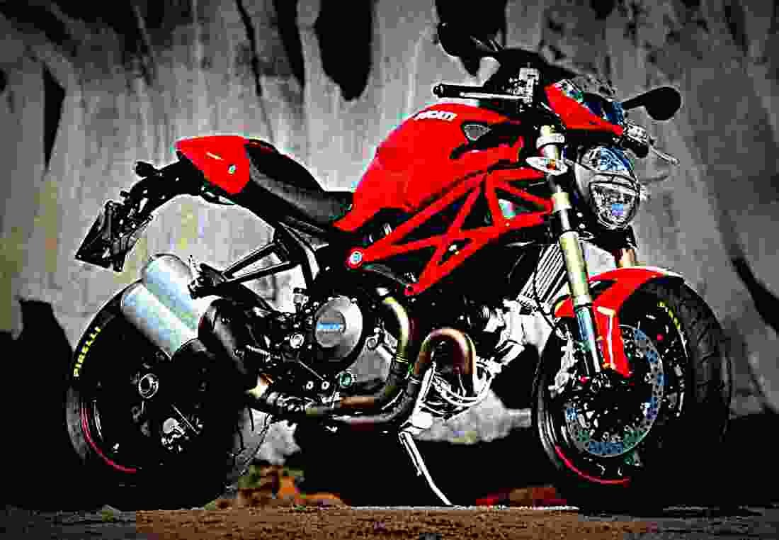 Ducati 1100 Monster Evo 1100 Monster Evo 2 motorbike A4 Photo Print