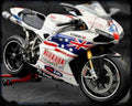 Ducati 1198S Casey Philip Rep Motorbike Vintage Aged A4 Photo Print