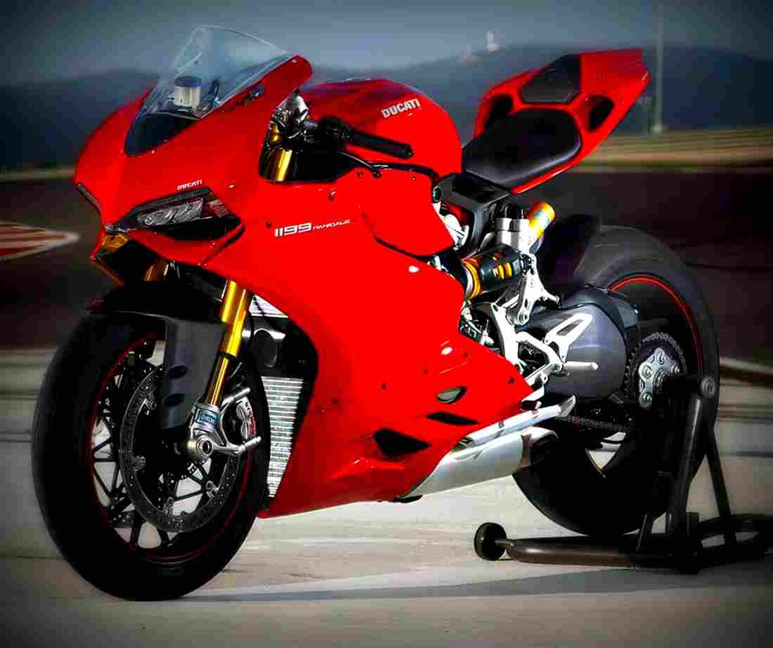 Ducati 1199 Panigale 2012 6 motorbike A4 Photo Print