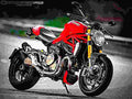 Ducati 1200 Monster 1200cc 1 motorbike A4 Photo Print