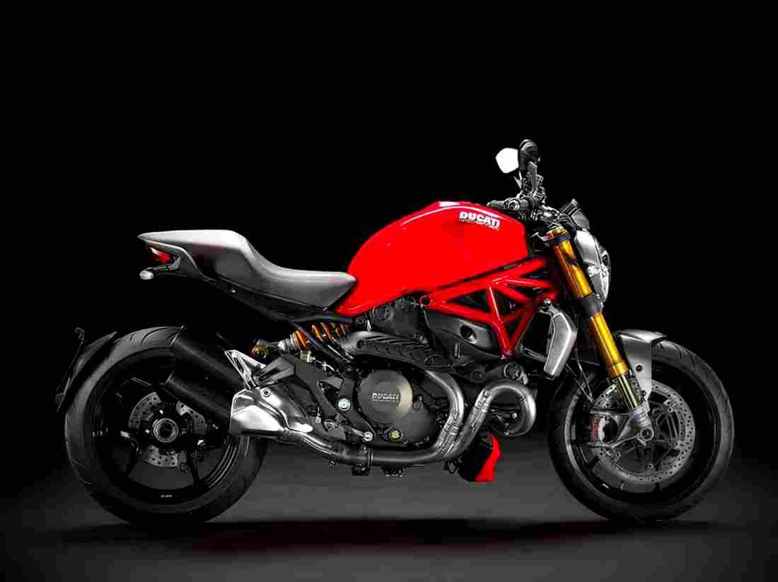 Ducati 1200S Monster 1200cc 2 motorbike A4 Photo Print