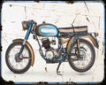 Ducati 125 Aurea 3 Motorbike Vintage Aged A4 Photo Print