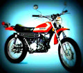 Ducati 125 Scrambler 1973 6 motorbike A4 Photo Print
