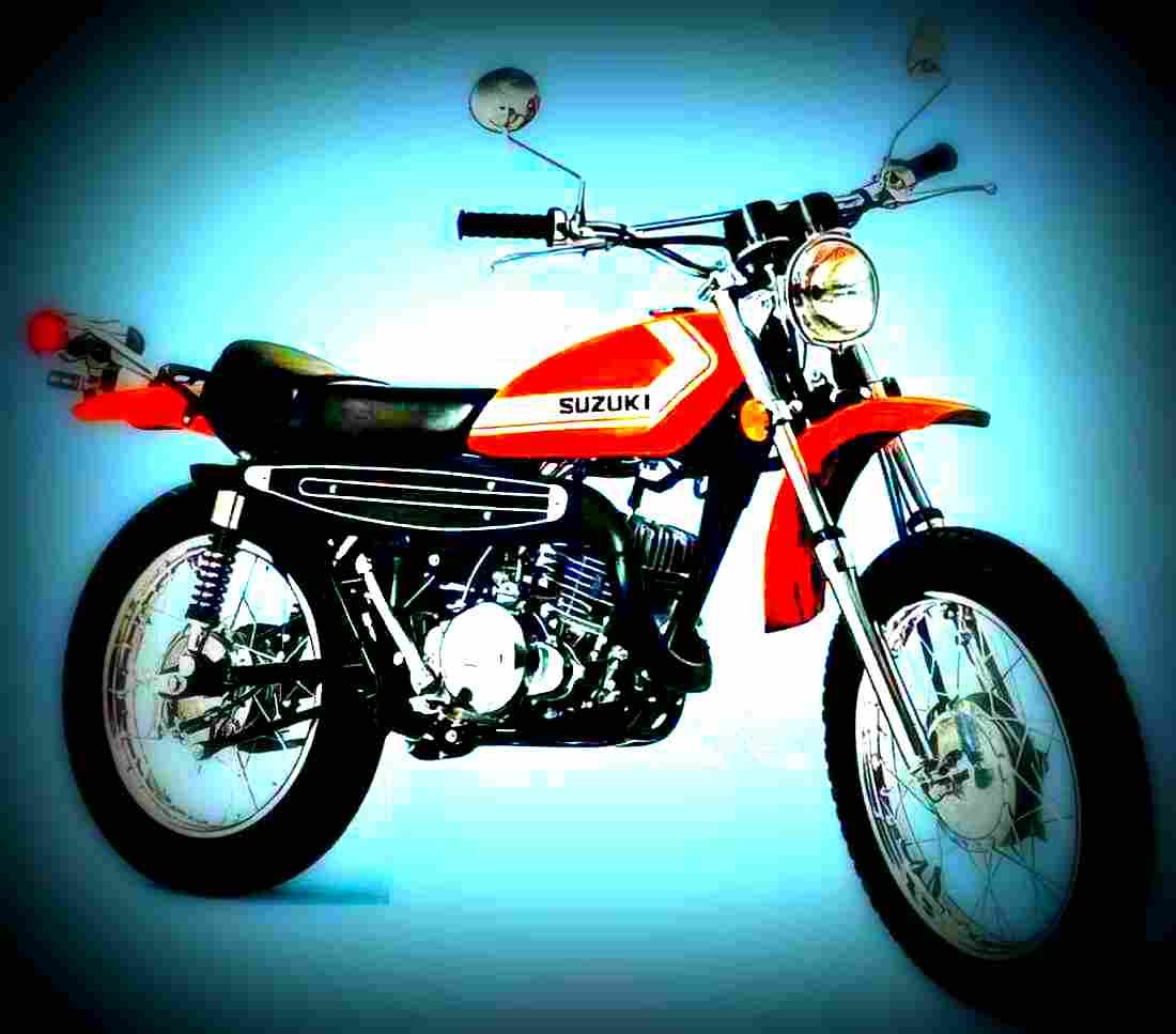 Ducati 125 Scrambler 1973 6 motorbike A4 Photo Print