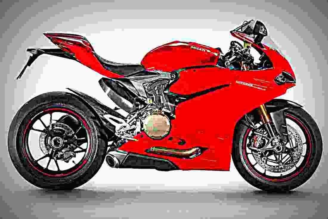 Ducati 1299 Panigale 2017 1 motorbike A4 Photo Print
