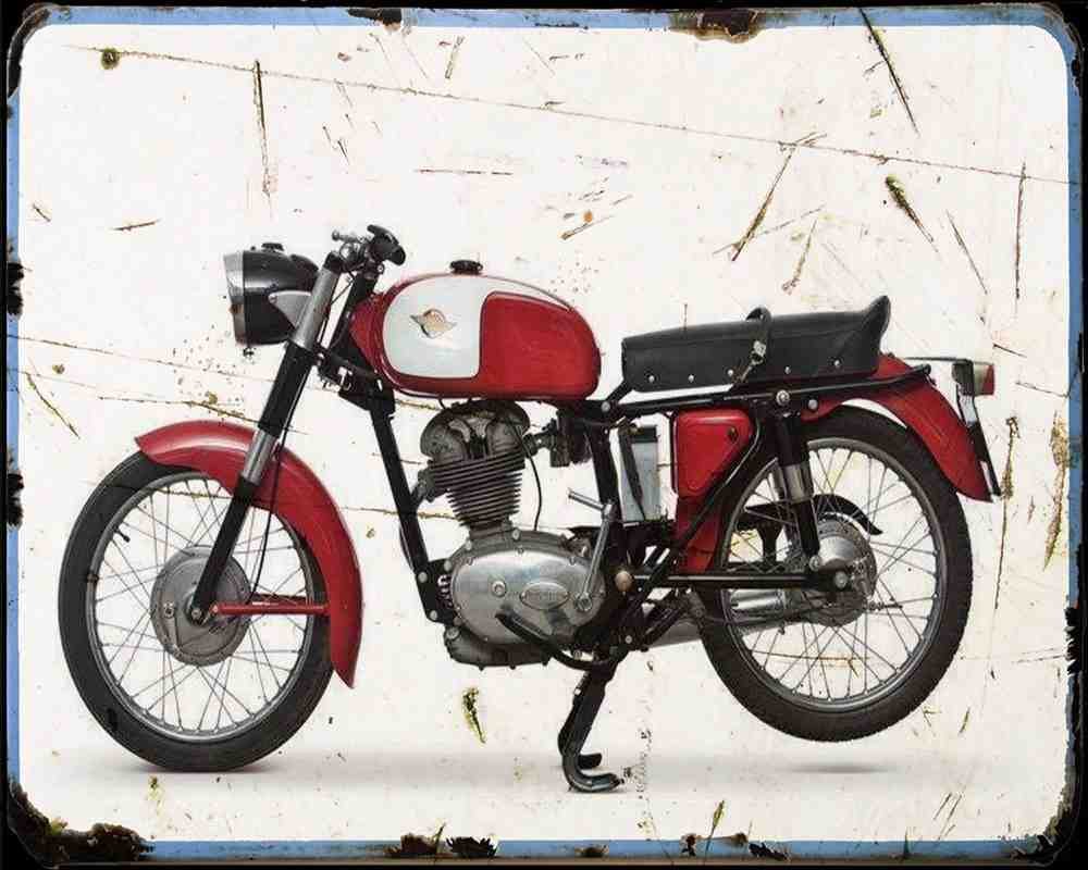 Ducati 175 Ts 65 1 Motorbike Vintage Aged A4 Photo Print