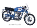 Ducati 250 Diana Mark3 1964 motorbike A4 Photo Print