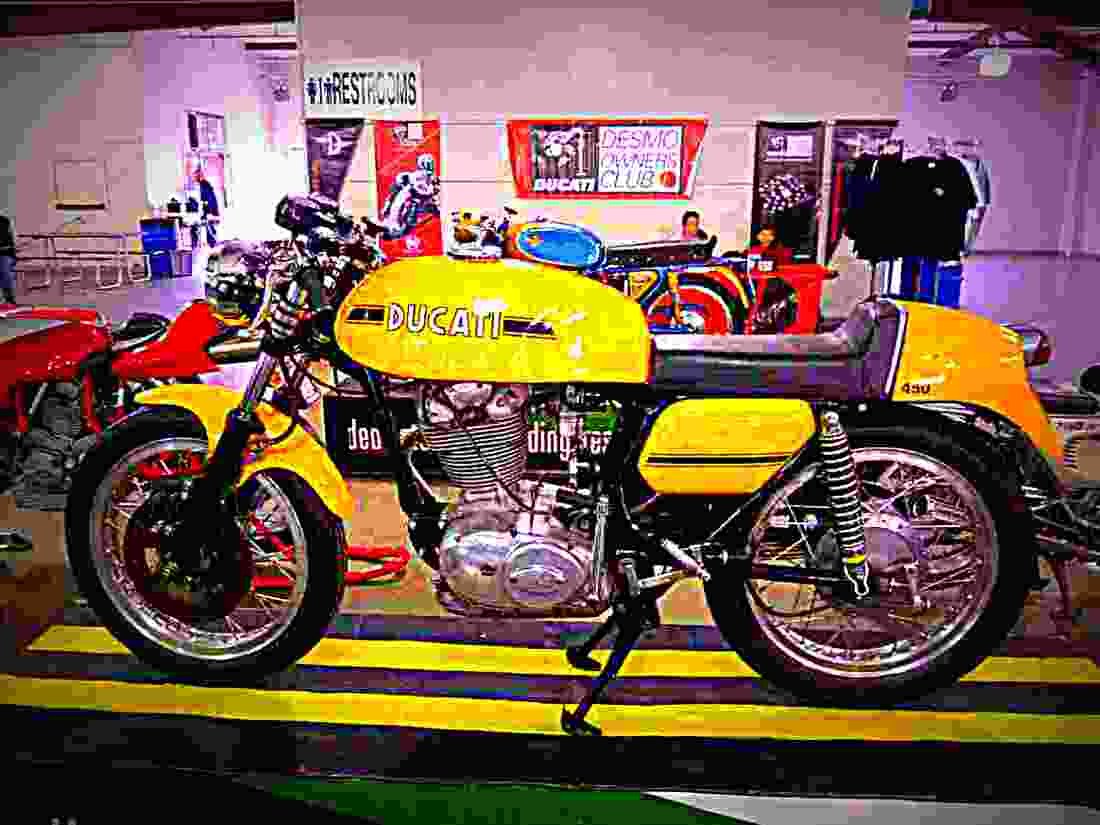 Ducati 250 Mark 3 1973 3 motorbike A4 Photo Print