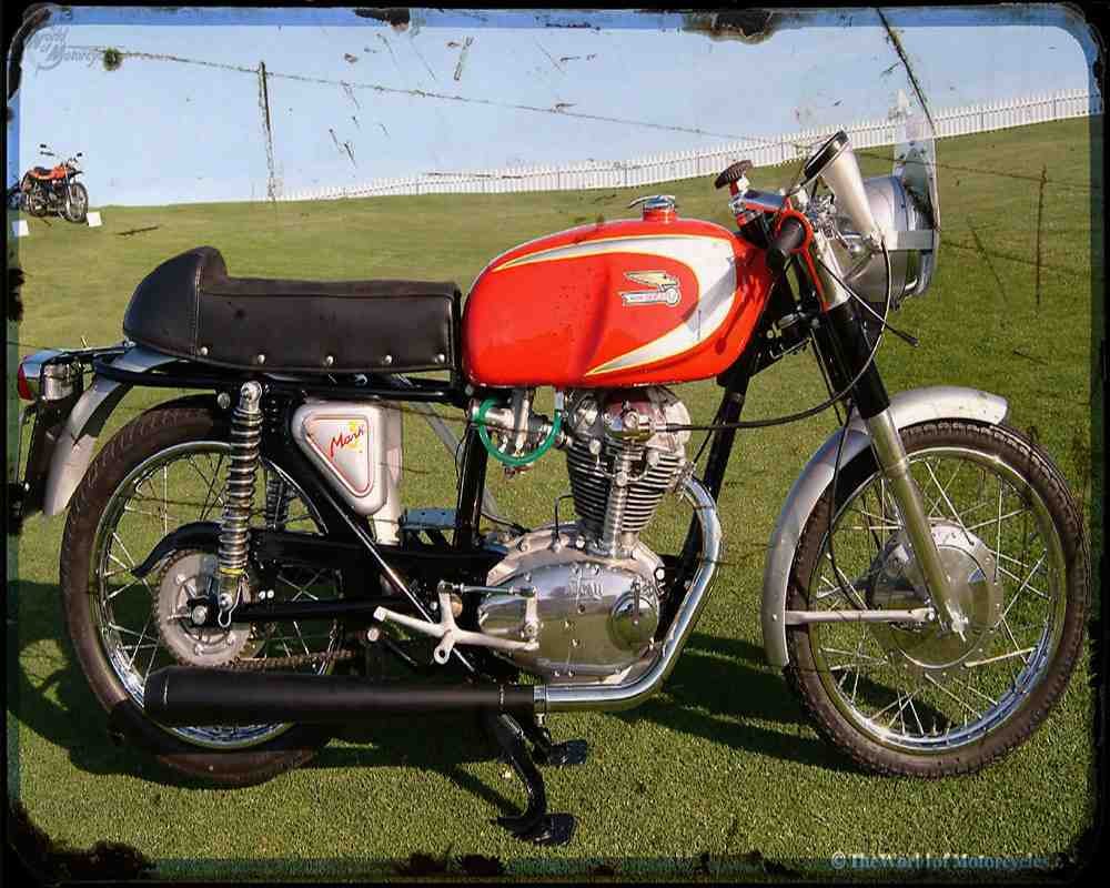 Ducati 250 Mark 3 65 Motorbike Vintage Aged A4 Photo Print