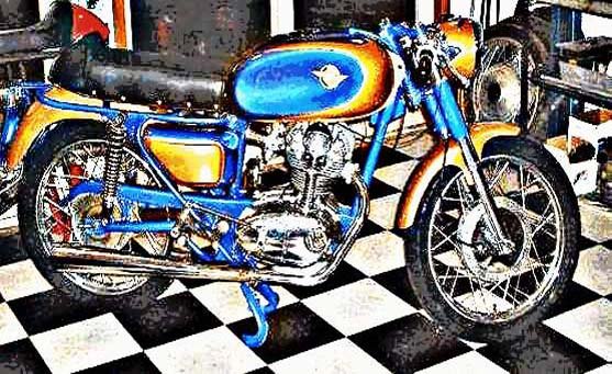 Ducati 250 Monza motorbike A4 Photo Print