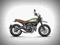 Ducati 250 Scrambler 1973 1 motorbike A4 Photo Print
