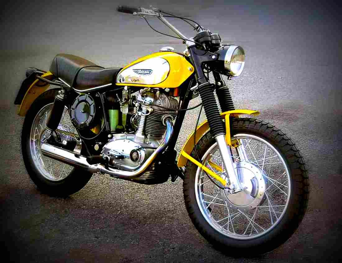 Ducati 250 Scrambler 1973 2 motorbike A4 Photo Print