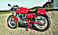Ducati 250 Sport motorbike A4 Photo Print