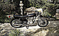 Ducati 350 1975 motorbike A4 Photo Print
