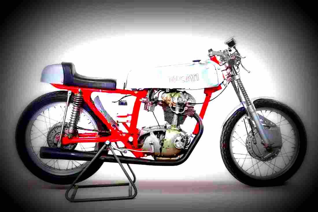Ducati 350 F 3 1987 1 motorbike A4 Photo Print