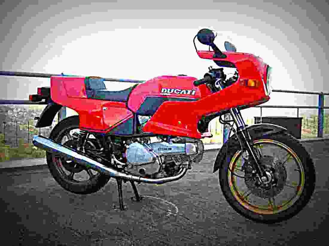 Ducati 350 F 3 1989 2 motorbike A4 Photo Print