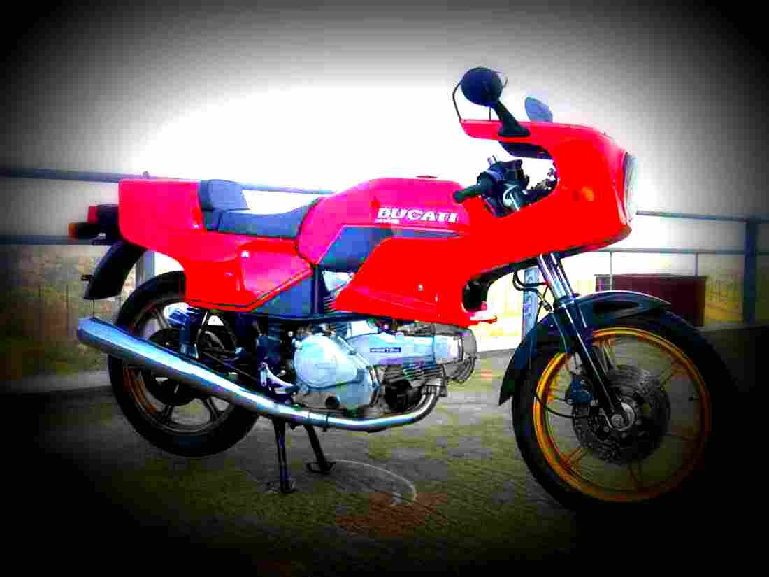 Ducati 350 F 3 1990 6 motorbike A4 Photo Print