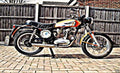 Ducati 350 Scrambler motorbike A4 Photo Print