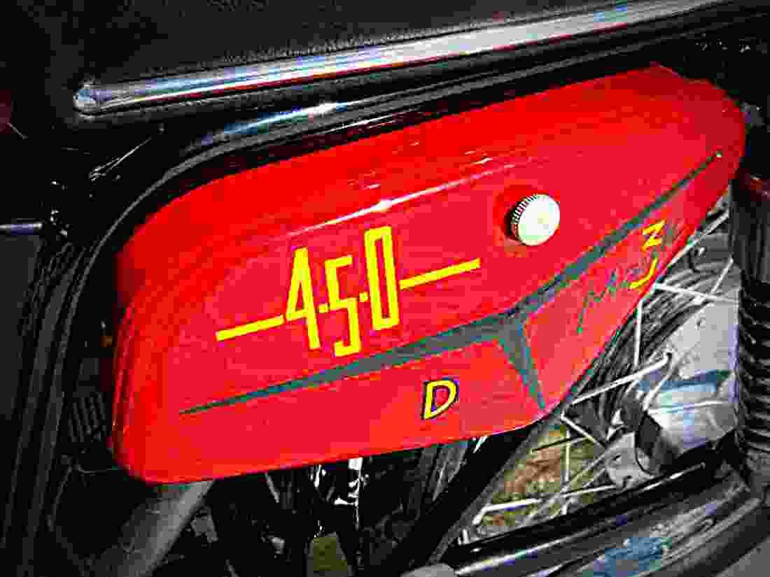 Ducati 450 Mark 3 1971 2 motorbike A4 Photo Print
