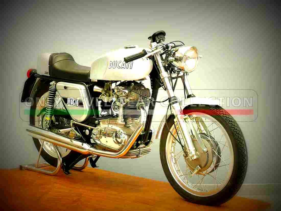Ducati 450 Mark 3 D 1970 5 motorbike A4 Photo Print