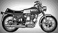Ducati 450 Mark 3 D 1973 3 motorbike A4 Photo Print