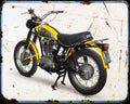 Ducati 450 Scrambler 1 1 Motorbike Vintage Aged A4 Photo Print