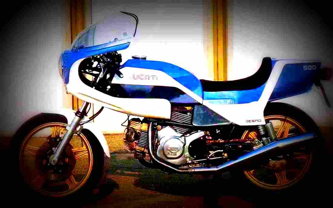 Ducati 500 Pantah 1978 2 motorbike A4 Photo Print