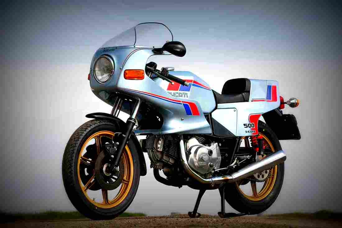 Ducati 500 Pantah 1979 2 motorbike A4 Photo Print