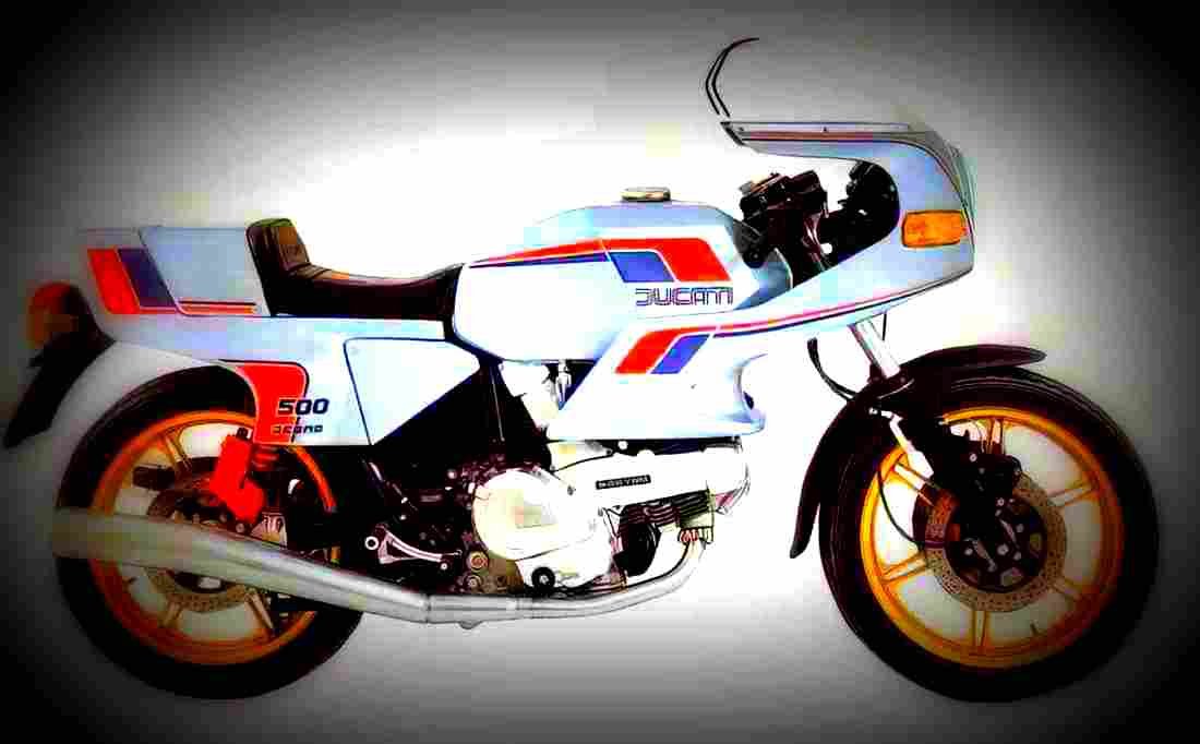 Ducati 500 SL Pantah 1981 3 motorbike A4 Photo Print