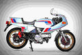 Ducati 500 SL Pantah 1983 1 motorbike A4 Photo Print