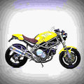 Ducati 600 Monster 1995 4 motorbike A4 Photo Print