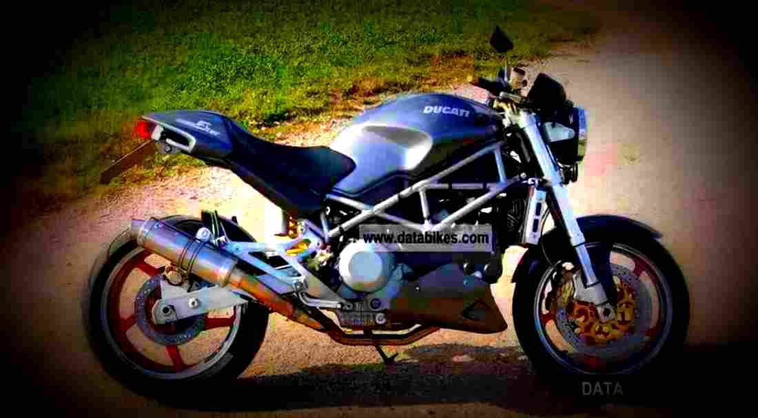 Ducati 600 Monster 2001 4 motorbike A4 Photo Print