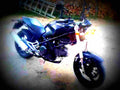 Ducati 600 Monster Dark 1998 5 motorbike A4 Photo Print