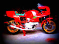 Ducati 600 SL Pantah 1982 1 motorbike A4 Photo Print