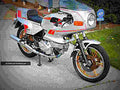 Ducati 600 SL Pantah 1982 6 motorbike A4 Photo Print