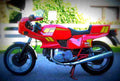 Ducati 600 SL Pantah 1983 3 motorbike A4 Photo Print