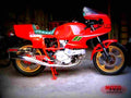 Ducati 600 SL Pantah 1983 5 motorbike A4 Photo Print