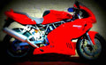 Ducati 600 SS 1998 4 motorbike A4 Photo Print