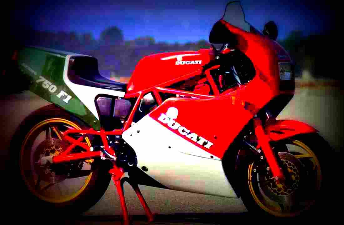 Ducati 600 TL 1985 4 motorbike A4 Photo Print
