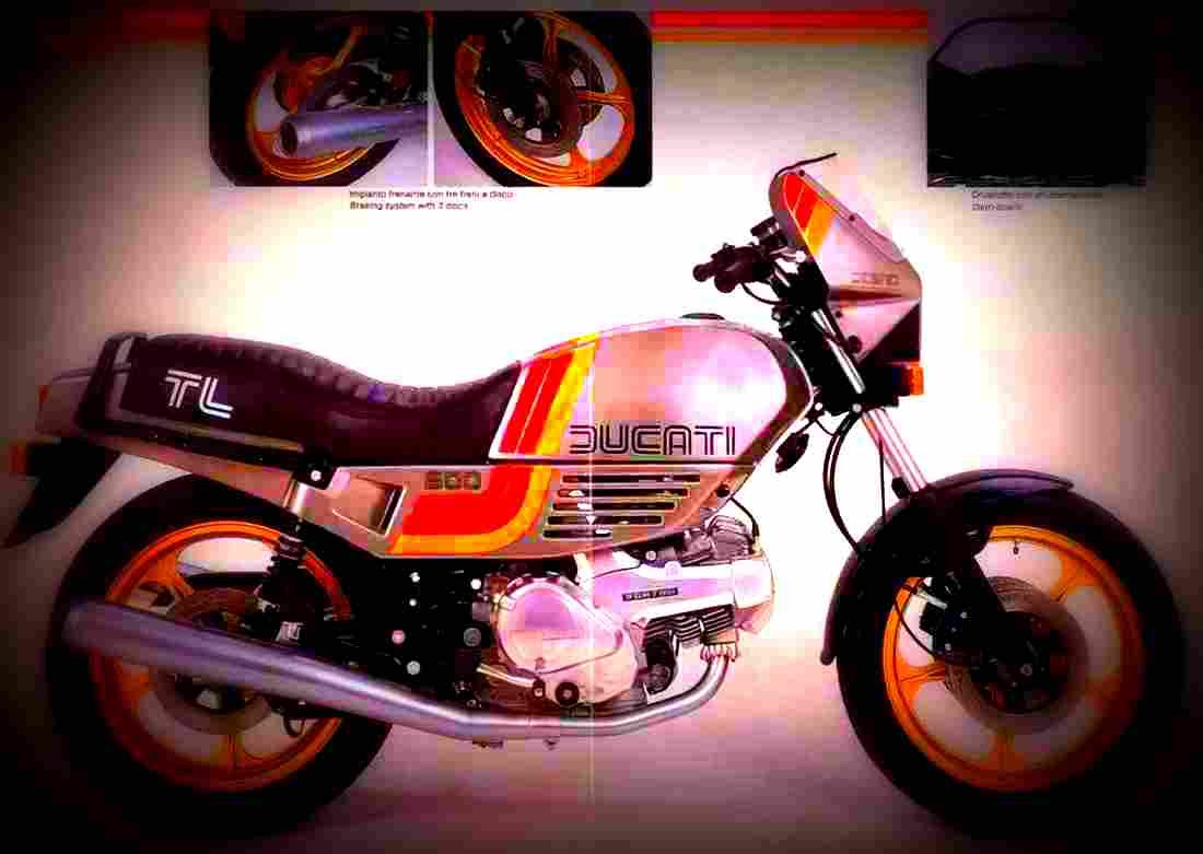 Ducati 600 TL Pantah 1982 1 motorbike A4 Photo Print