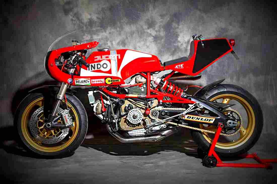 Ducati 600 TL Pantah 1983 4 motorbike A4 Photo Print
