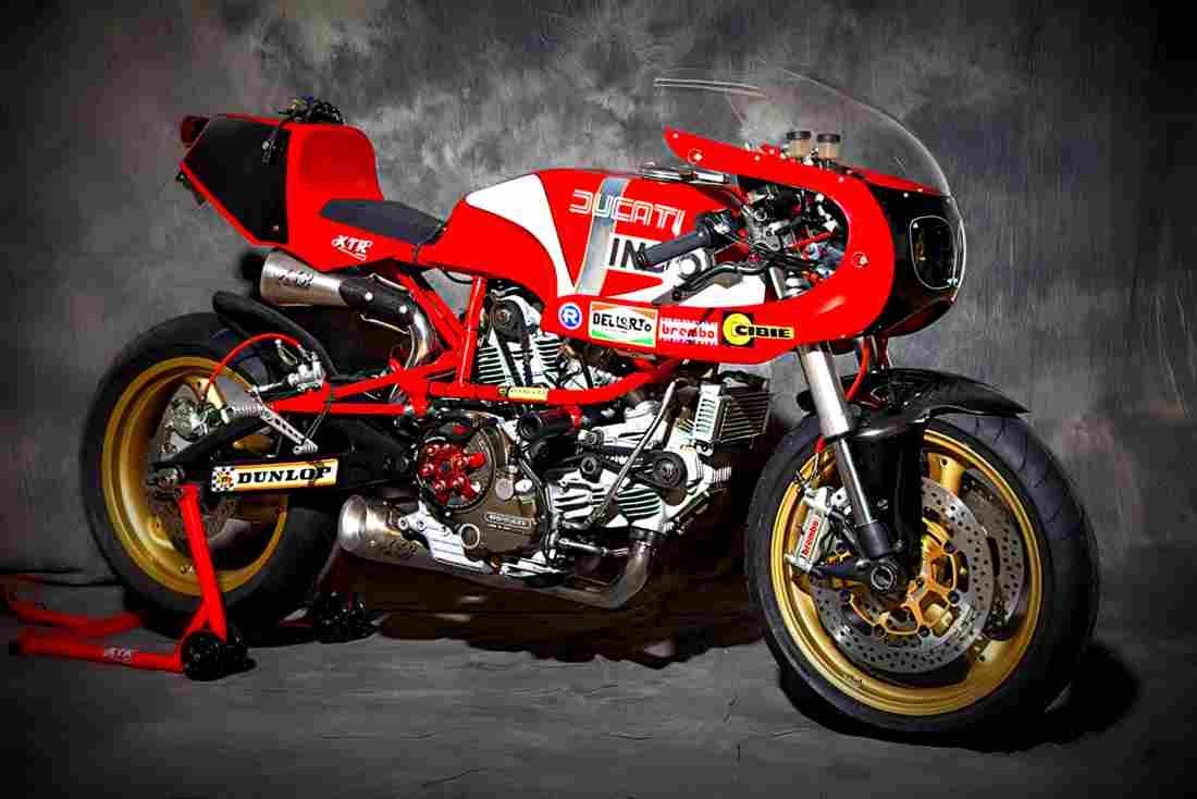 Ducati 600 TL Pantah 1983 5 motorbike A4 Photo Print
