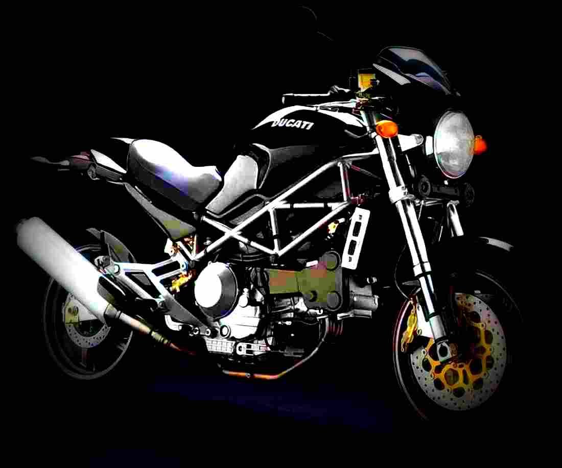 Ducati 620 Monster S i.e. 2002 3 motorbike A4 Photo Print