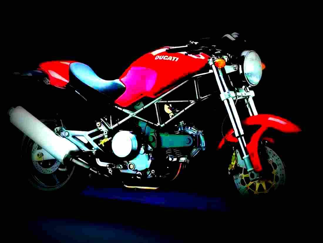 Ducati 620 Monster i.e. 2002 1 motorbike A4 Photo Print