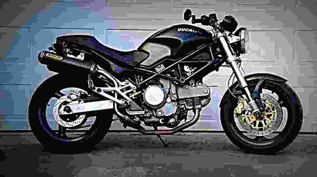 Ducati 620 Monster i.e. Dark Single Disc 2004 1 motorbike A4 Photo Print