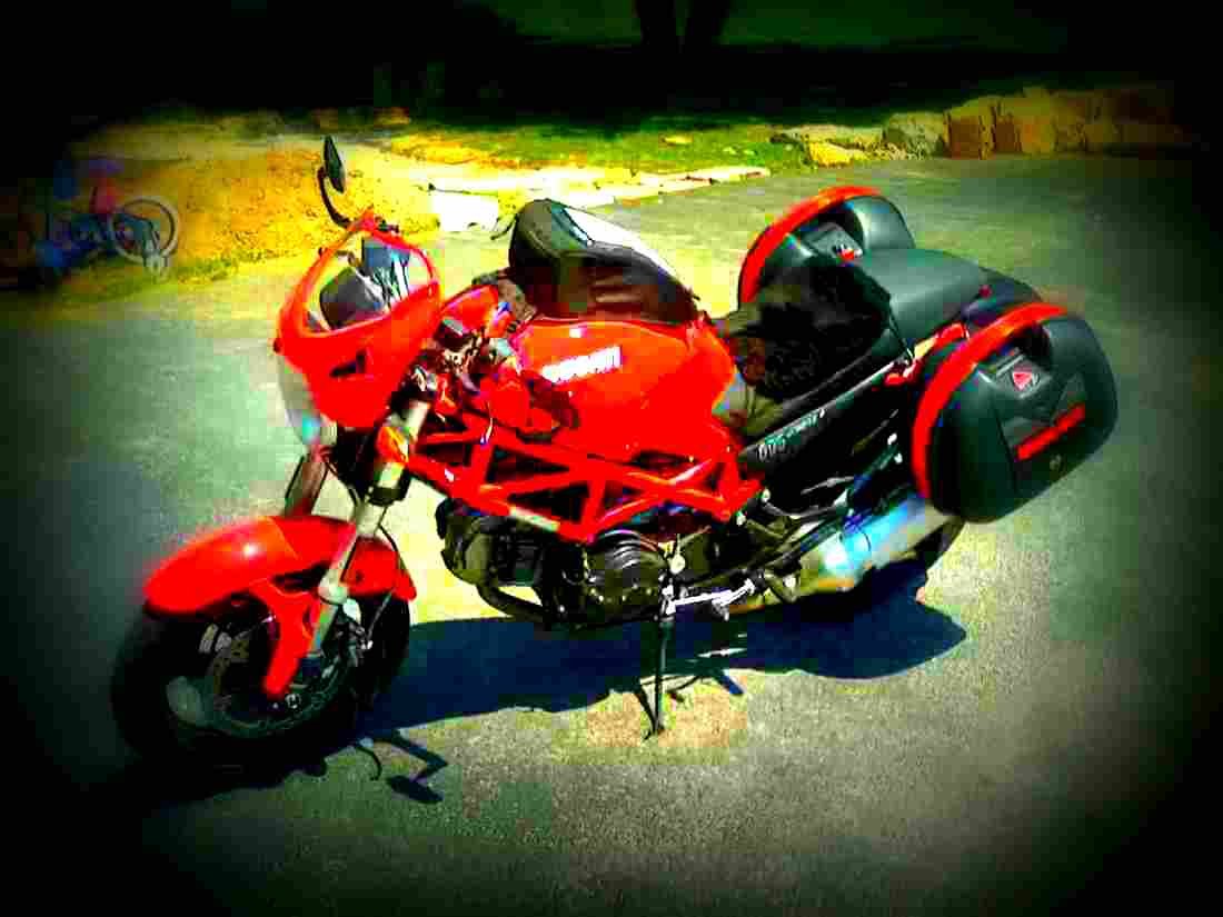 Ducati 695 Monster Ducati Monster 695 6 motorbike A4 Photo Print