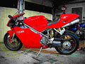 Ducati 748 2002 5 motorbike A4 Photo Print
