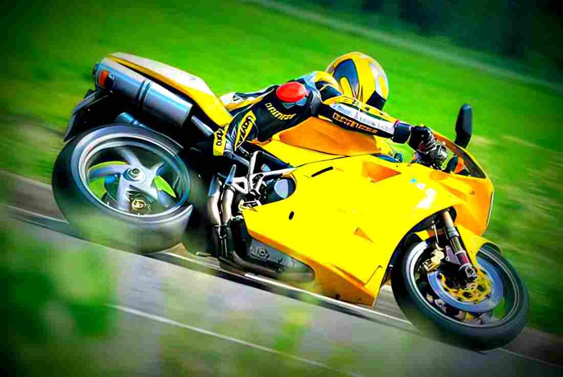 Ducati 748 2003 4 motorbike A4 Photo Print