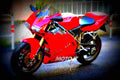 Ducati 748 Biposto 1995 3 motorbike A4 Photo Print