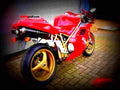 Ducati 748 Biposto 1996 4 motorbike A4 Photo Print
